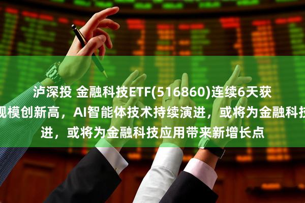 泸深投 金融科技ETF(516860)连续6天获资金净流入，最新规模创新高，AI智能体技术持续演进，或将为金融科技应用带来新增长点