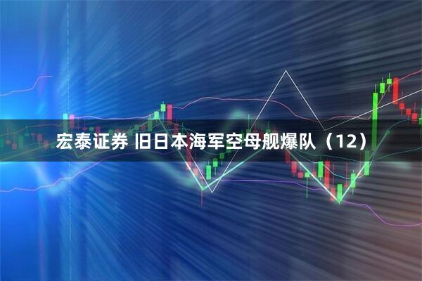 宏泰证券 旧日本海军空母舰爆队（12）