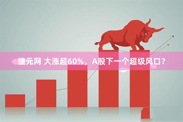 捷元网 大涨超60%，A股下一个超级风口？